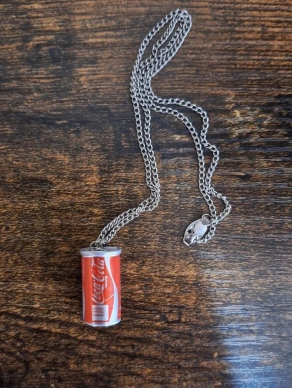 1970s Coca Cola Can Drink Novelty Necklace